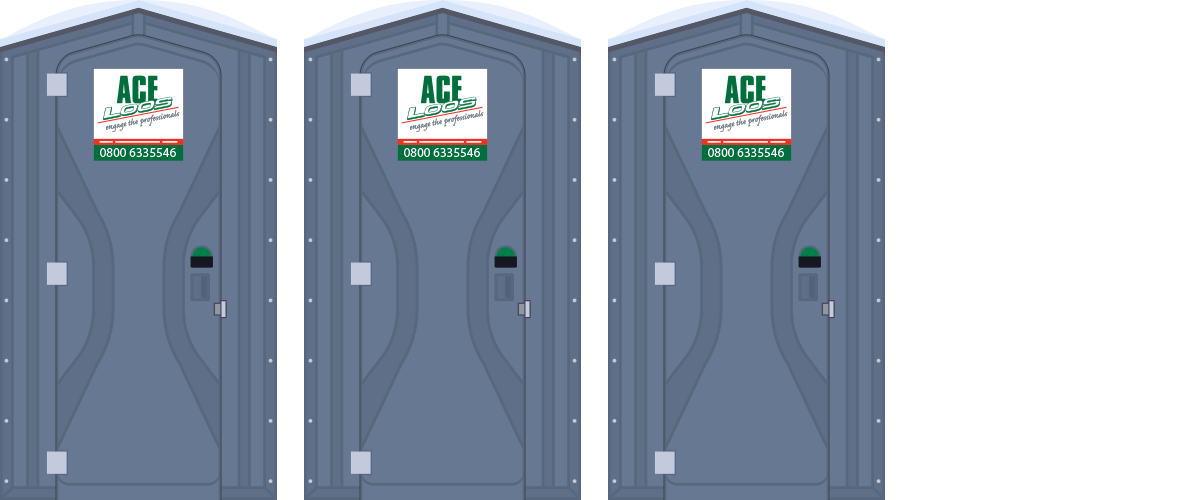 We deliver clean, reliable portable loos - wherever and whenever you need them. Whether it’s luxury VIP loos or site toilets for a construction project, we’ve got the perfect portable solution. One call to Ace Loos and we’ll handle the business!